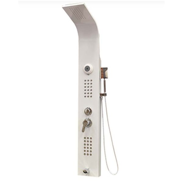 Regadera Vertical con Hidromasaje y Bocina Bluetooth