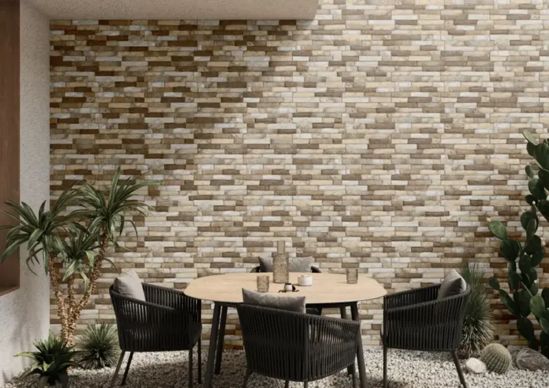 30x45 Muro Dent Gianna Stone Café