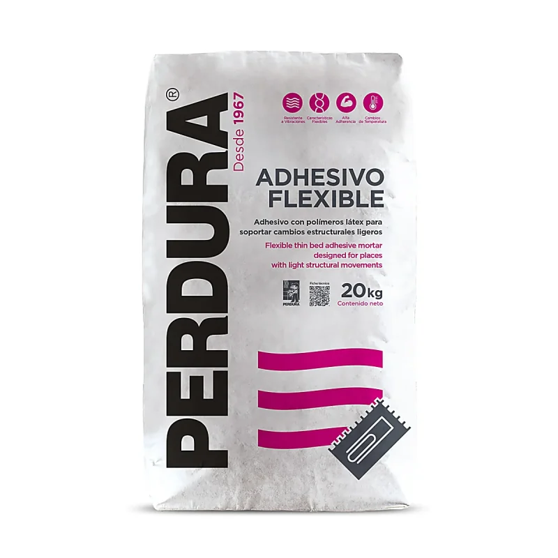 Adhesivo Perdura Flexible Blanco 20 kg